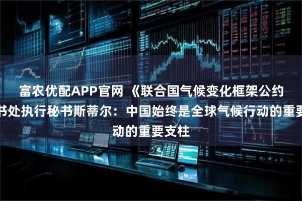 富农优配APP官网 《联合国气候变化框架公约》秘书处执行秘书斯蒂尔：中国始终是全球气候行动的重要支柱