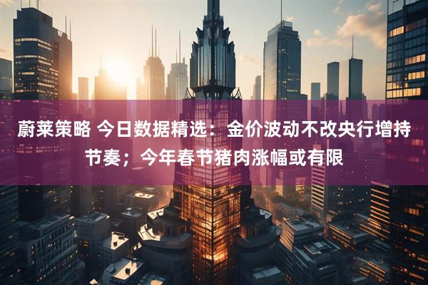 蔚莱策略 今日数据精选：金价波动不改央行增持节奏；今年春节猪肉涨幅或有限