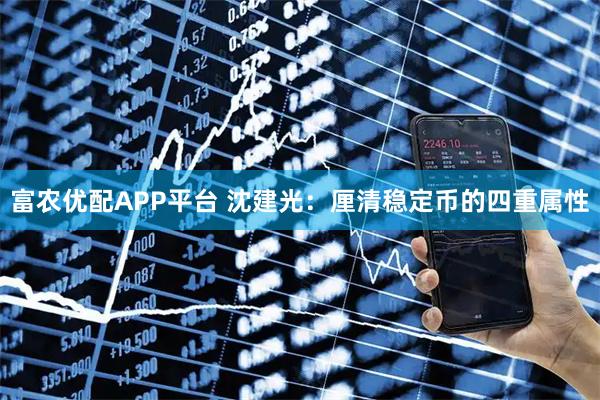 富农优配APP平台 沈建光：厘清稳定币的四重属性