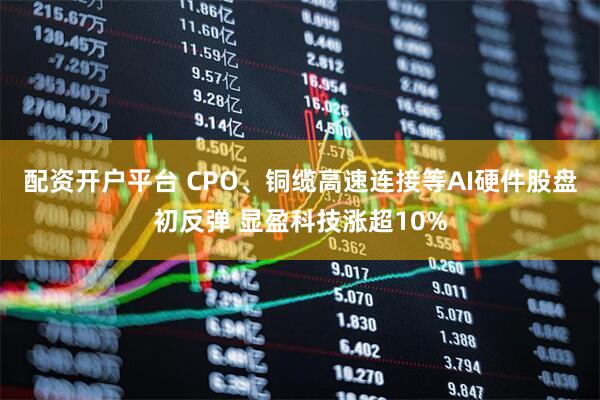 配资开户平台 CPO、铜缆高速连接等AI硬件股盘初反弹 显盈科技涨超10%